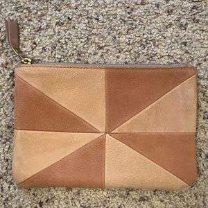 Madewell Leather clutch